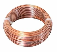 10 Ga. Bare Copper Round Wire 99.9% Pure Solid Copper (Half Hard) 5 To 100 Ft.