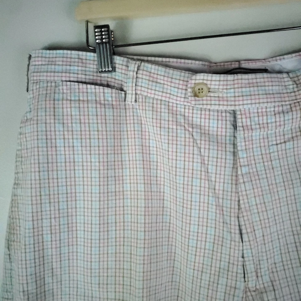 Peter Millar Shorts Mens 36 Golf Casual Check Outdoor Pima Cotton - Image 4 of 4