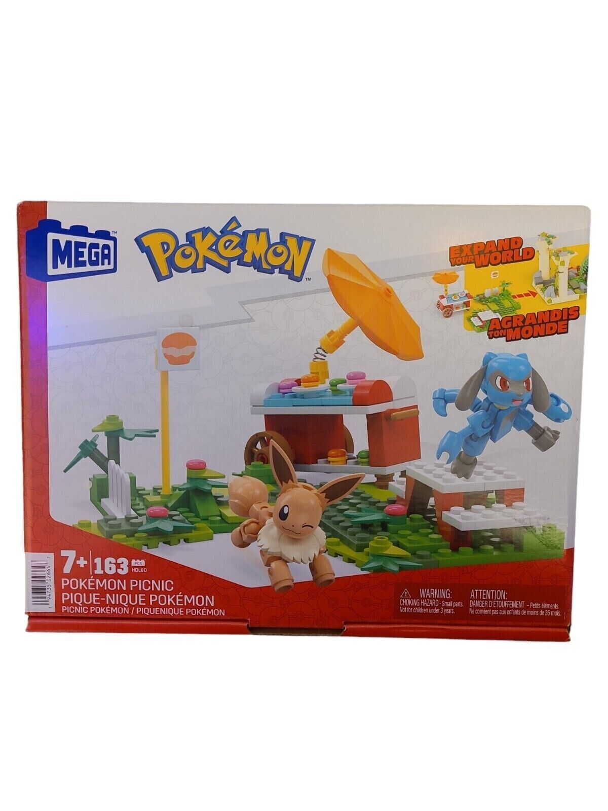 Mega Pokémon Adventure Builder Picnic Toy Building Set, Eevee and