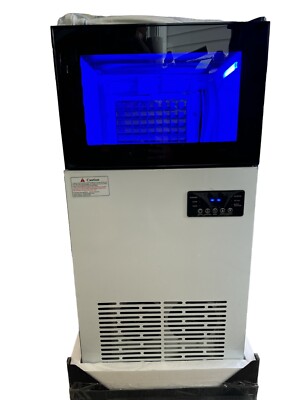 TAZPI Commercial Ice Maker Machine w 35lb Storage makes 160LBS in 24H KM63 (OB)