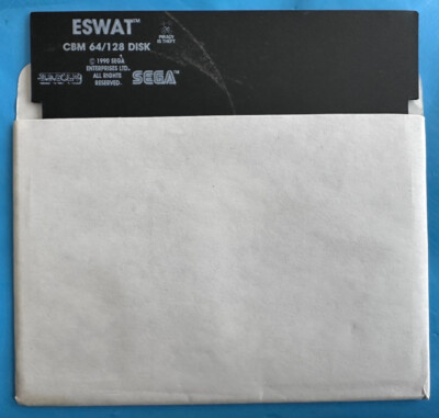ESWAT By U.S.GOLD - Commodore C64 / C128 Game