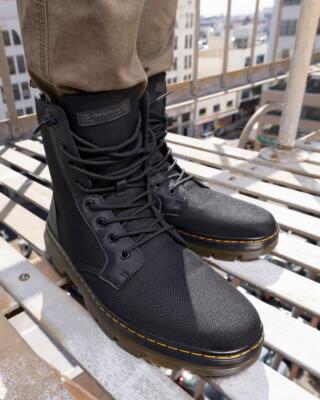 Dr. Martens Sneakers Combs Tech Leather 8 Tie Boot Eur In Black