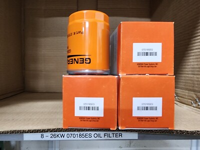 Genuine Generac OEM oil filter 070185ES 070185E 070185 QTY 3