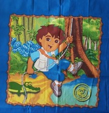 Diego The Explorer Pillow Panel Cotton Fabric Children wall D cor