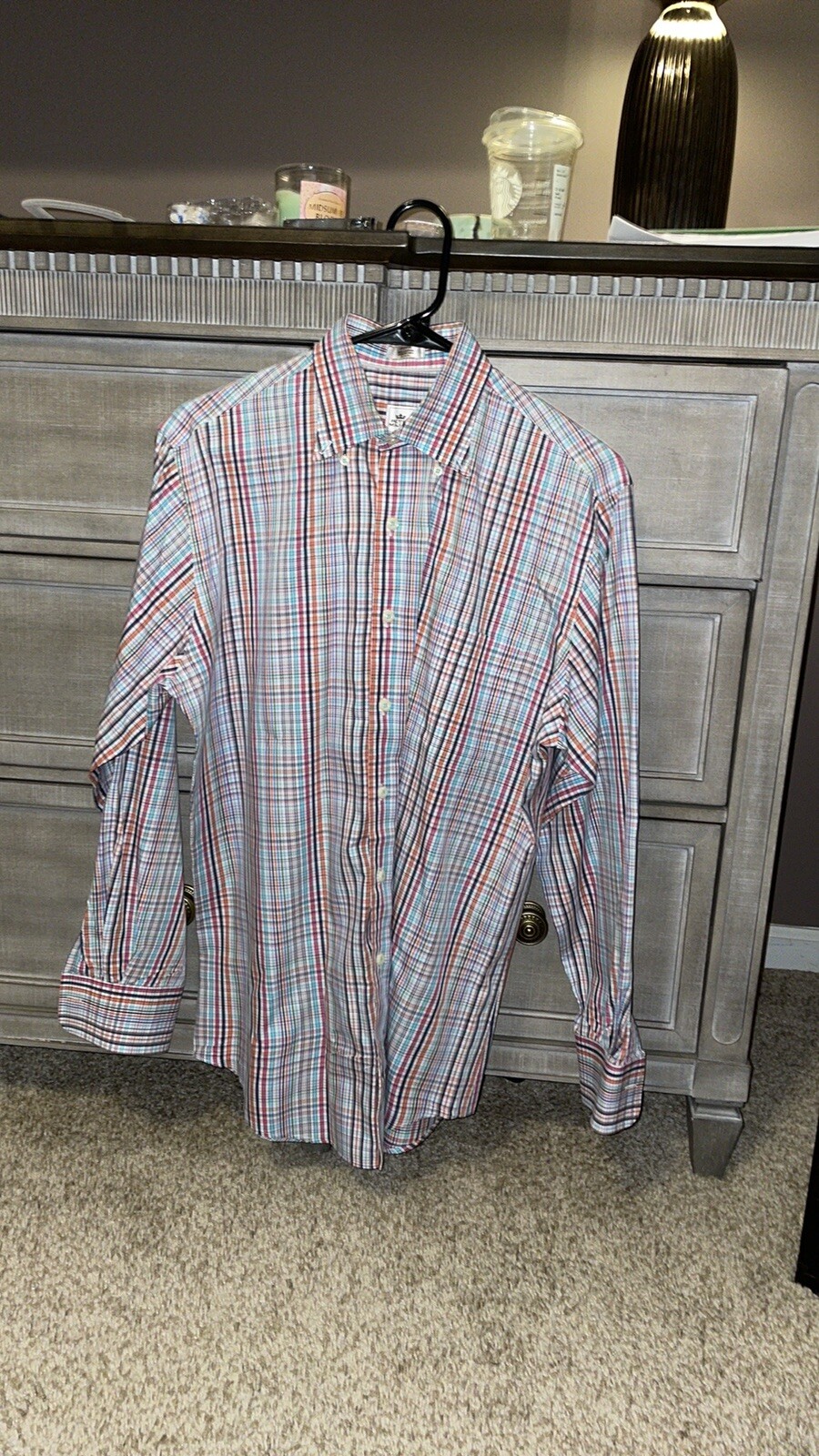 peter millar size medium long sleeve button down - image 2