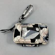 Vera Bradley Camellia All In One Wristlet ID Card Cash Wallet Retired