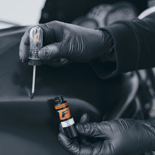 for PEUGEOT EXY NOIR ONYX TOUCH UP PAINT Pen Kit Scratch Repair Set - Picture 5 of 10