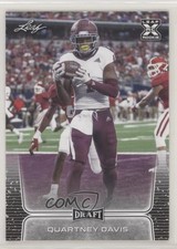 2020 Leaf Draft Quartney Davis #52 01w7