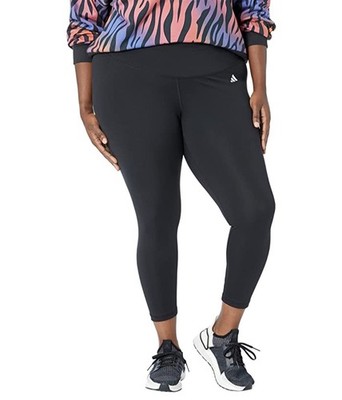 Adidas Women's Plus Train Essentials High Rise 7/8 Tight Leggings Black 4X NEW!!