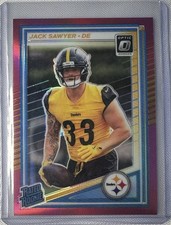 Panini Donruss Optic Rated Rookie Prizm Jack Sawyer #220 Steelers 2025