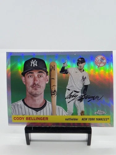 2025 Topps Chrome Platinum Anniversary Cody Bellinger Refractor New York Yankees