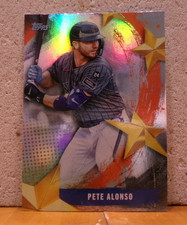 TOPPS BASEBALL CARD CHASE STARS OF THE MLB CHROME PETE ALONSO NEW YORK METS