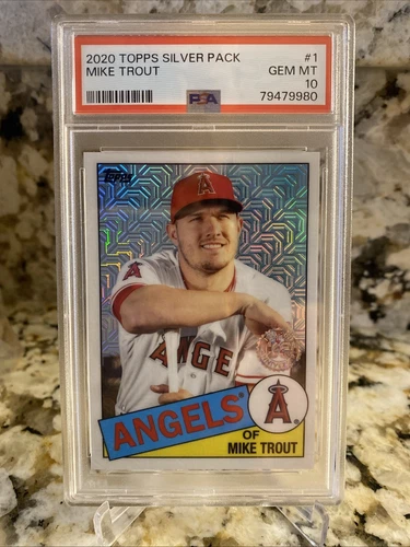 2020 Topps Silver Pack Mike Trout #1 35th Anniversary Angels PSA GEM MT 10