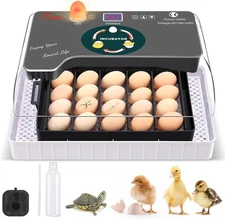 12 Automatic Egg Incubators for Hatching Eggs Smart Temperature Control, Auto Tu