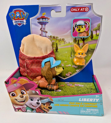 Paw Patrol Liberty Pup Pals Campout Baby Fox & Sleeping Bag Set Exclusive