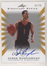 2012 Leaf Signature Series Gold 1/25 Jared Cunningham #BA-JC2 Auto 0a2