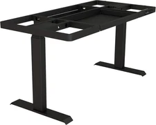 Electric Height Adjustable Sitting Standing Desk Frame with Drawer Storage Dual