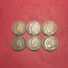 Lot Of (6) 1907 Indian Head Cent/Pennies ALL FINE-VERY FINE EXCELLENT DETAIL