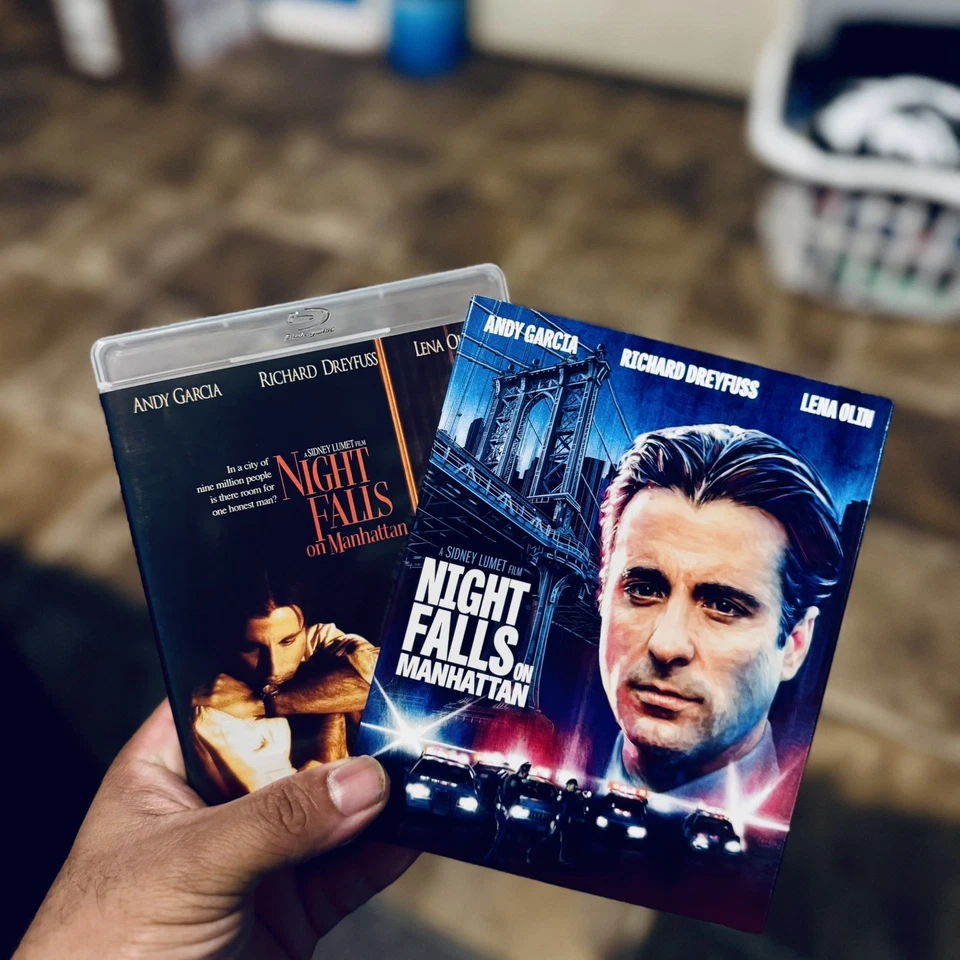 Night Falls on Manhattan (1996) Blu Ray w/OOP Slipcover Arrow Video Foto 3 de 4