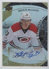 2015 Trilogy Rookie Premieres /499 Level 2 Autograph Brock McGinn #144 Auto 0gm4