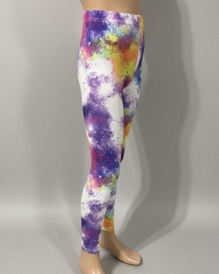 Mädchen Color Dash Leggings, volle Länge, Stretch, 5-6 Jahre, nagelneu!