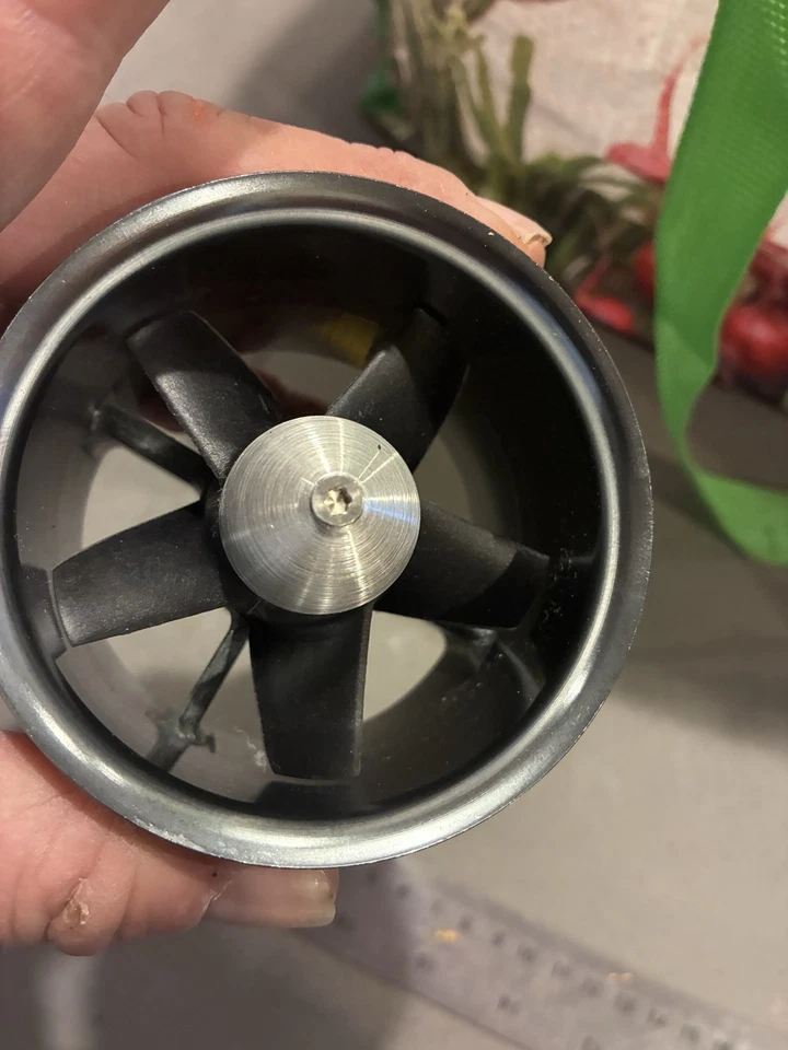 Ventilador de conductos metálicos de 70 mm con motor sin escobillas Edf NOS R/c modelo avión Foto 4 de 4