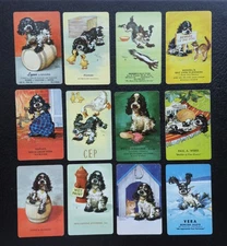 12 x Vintage Swap Playing Cards - Butch Cocker Spaniel Dog