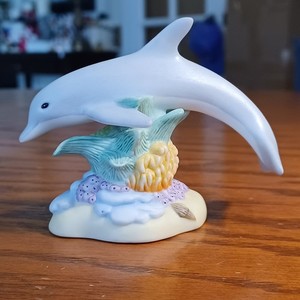 Lenox Multi Color Collectible Coral Reef Dolphin Figurine