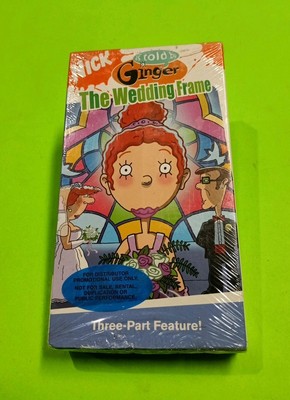 Nickelodeon As Told by Ginger The Wedding Frame VHS 2004 New Sealed Promo Video 