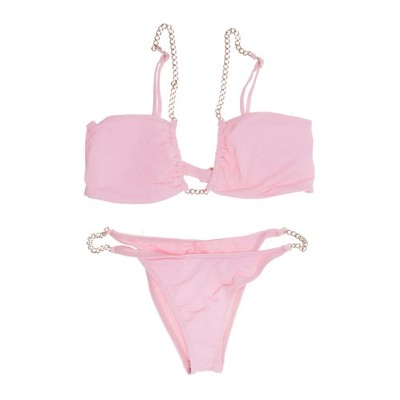 L Space, Bikini, Größe: S, BITSY CUT, Elasthan/Polyamid, Pink, Einfarbig #ys8