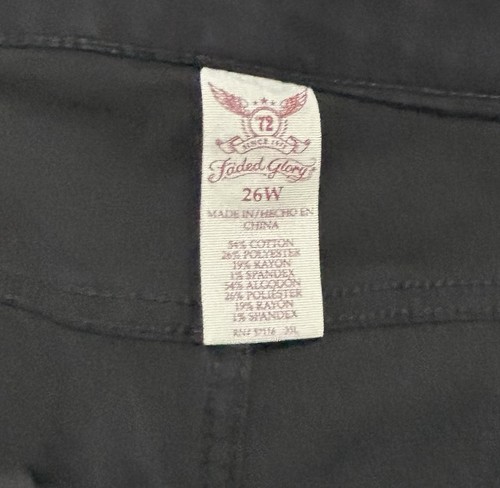 Damskie spodenki dżinsowe plus size czarne 26W nowe - Zdjęcie 3 z 8