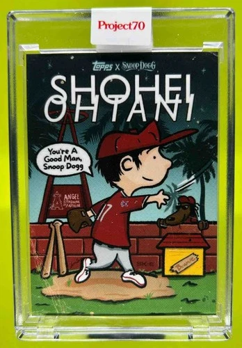 SHOHEI OHTANI 2022 TOPPS PROJECT70 #890 1958 DESIGN BY SNOOP DOGG