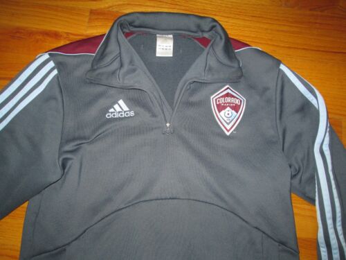 COLORADO RAPIDS 2009 MLS vtg Pullover 5280 Adidas Soccer Jacket Jersey Small