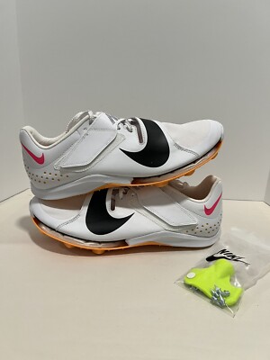 Nike Air Zoom LJ Elite White Black Men Sz 4.5 Long Jump  display picture 3
