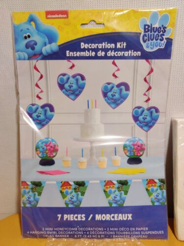 Blue's Clues & You Party Decoration Kit, Napkins & Balloons Helium Quality - Picture 2 of 9