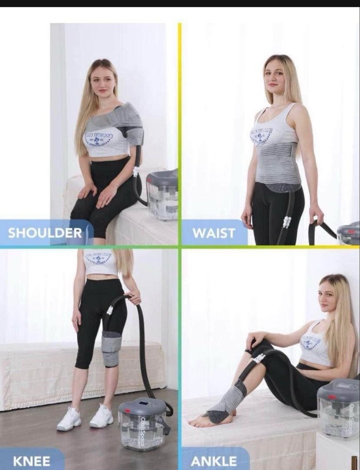 Cold Therapy Ice Machine for Shoulder, Knee, Ankle, & Back Pain Open