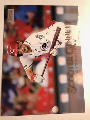 2019 Topps Stadium Club Jumbo 5x7 Scooter Gennett Reds 47 01/10