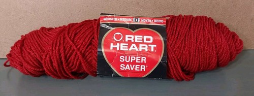 Red Heart Super Saver Ranch Red 364 Yards 7oz 4 Medium 1 Skein