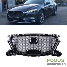 Front Upper Grille Honeycomb Grill Wo Sensor Hole For Mazda 3 Axela 2017-2018 Front Upper Grille Honeycomb Grill Wo Sensor Hole For Mazda 3 Axela 2017-2018