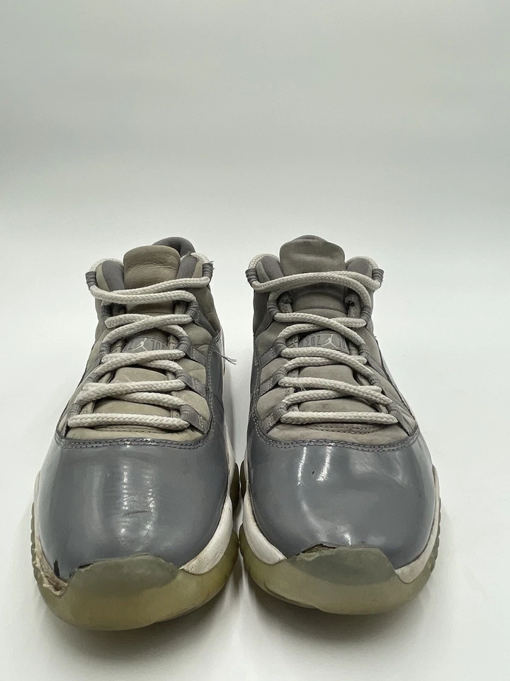 Nike Air Jordan 11 Retro Low Size 9.5 Cool Gray 528896-003, Used Jordans - Image 2 of 4