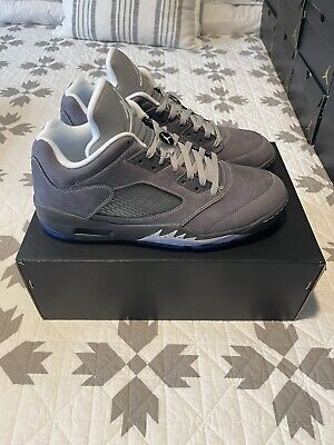 Size 13 Nike Air Jordan V 5 Low Golf Wolf Gray 2020 CU4523 Size 13 Nike Air Jordan V 5 Low Golf Wolf Gray 2020 CU4523