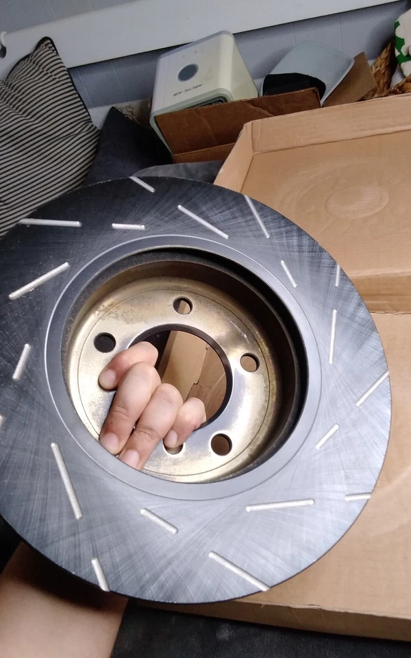 EBC Brakes Precision OEM Replacement Brake Rotor Left G3000 932 Min TH 20.4 MM - Image 3 of 4