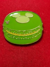 Disney Trading Pin, Hidden Mickey, Mickey Macarons, Green, #2 of 5, 2015 67