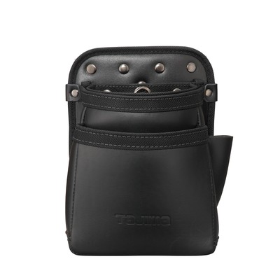 Tajima Safety System Detachable Waist Bag Genuine Leather 2 Tiers Strong an 951
