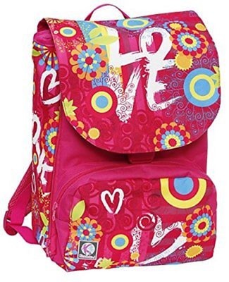 Zaino Scuola KORDATA MULTI SKATE LOVE Estensibile Fucsia 40x11x29 cm | eBay