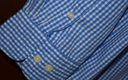 US Polo Assn. Kariert Herren Gr. XL LS BD Kragen extra Knöpfe 100% Baumwolle B-41 - Bild 7 von 7