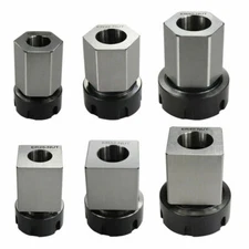 ER25 ER32 ER40 Spring Collet Square Hex Block Chuck Holder for CNC Lathe Machine