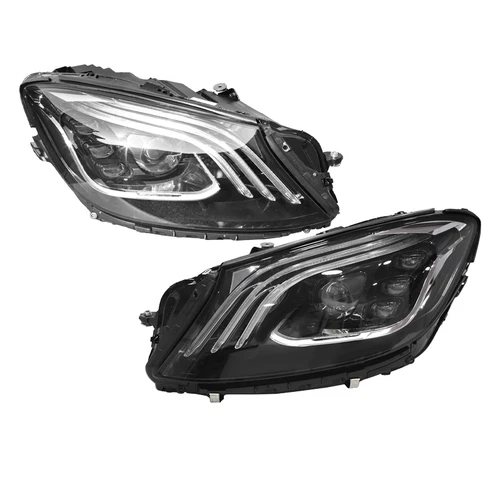 Pair Full LED Headlight Assembly For 2013-2017 Mercedes Benz W222 S-Class S550 - Picture 2 of 12