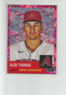 2022 Platinum Anniversary Fuchsia Atomic Refractors #282 ALEK
