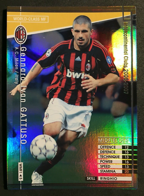2006-07 Panini WCCF World Class MF Gennaro Ivan Gattuso AC Milan